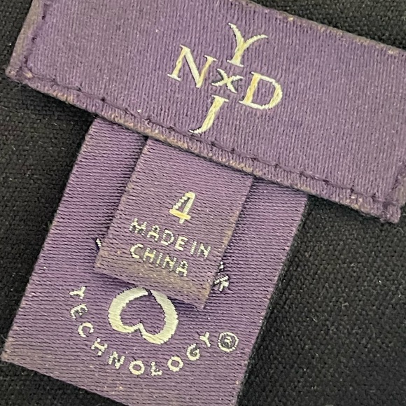 NYD faux wrap dress lined w shaper size 4 - Picture 2 of 4